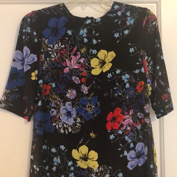 Erdem Emmie Floral Dress Size 4 100% Silk - Picture 5 of 8